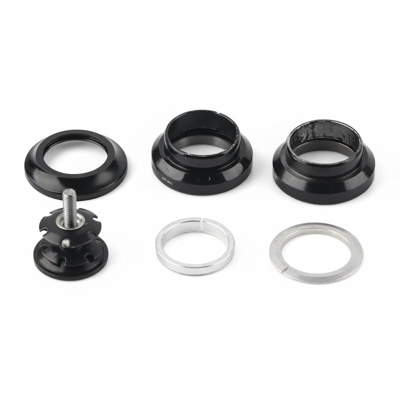 VGEBY1 Headset Bearings, 34mm Bearing Headset Heavy-Duty Headset 28.6mm Straight Steerer Fork Bearing (Black) 1 1/8 Headset Threadless 1 1/8 Headset Threadless 1 1/8 Headset - Image 1